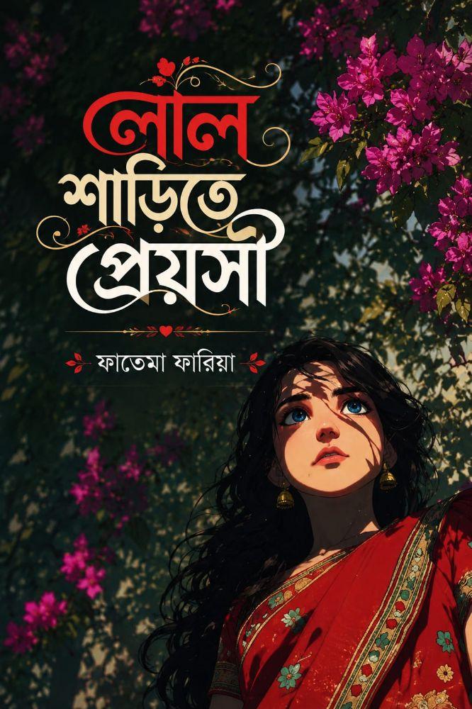 লাল শাড়িতে প্রেয়সী